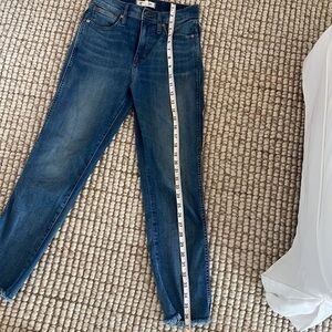Stovepipe great wash Madewell jeans